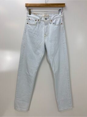 Levi's Straight Leg Wedgie Jeans in Pale Blue